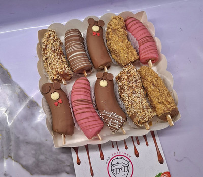 Бананы в шоколаде Мишки